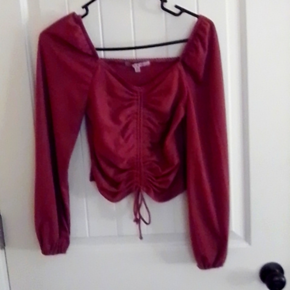 Rust colored blouse